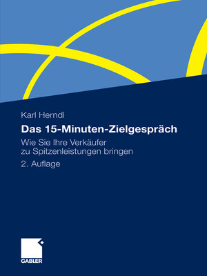 cover image of Das 15-Minuten-Zielgespräch